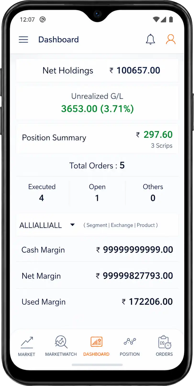 PTSL Trading App Image